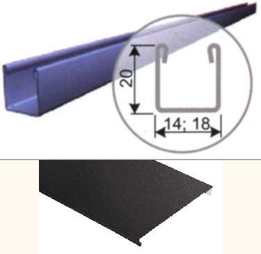 Уголок RPP-18 черн.жемчуг L=3м (алюм.) Decor HL0901 х07556