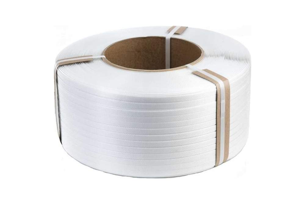 Лента пп упаков.(стреп-лента) 15ммх0.80мм2000м белая 70 786 / 10054