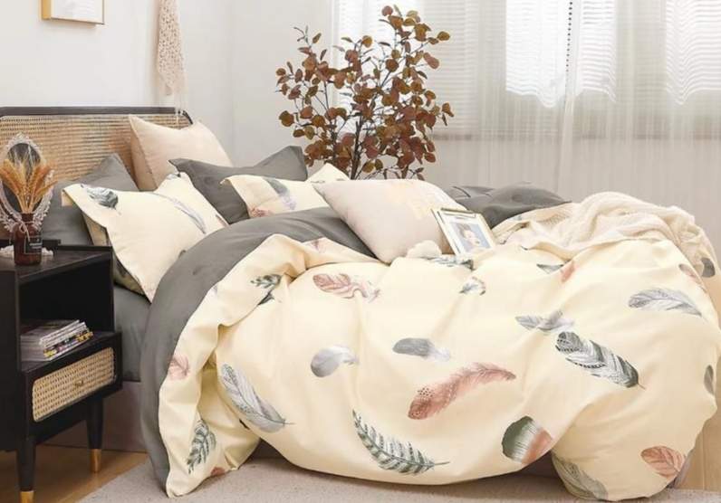 CLEO КПБ Satin de Luxe набивной 2сп ( 50*70*2) 100% хлопок 22/0093-SK 