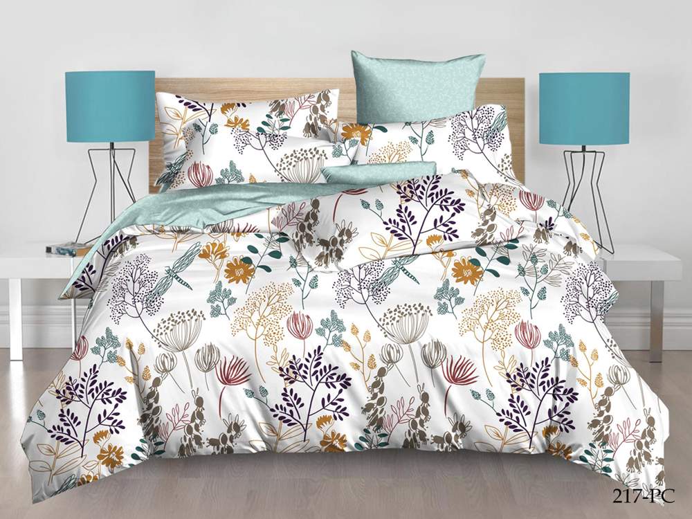 CLEO КПБ поплин Pure Cotton дуэт (50*70*2 70*70*2) 100% хлопок 41/217-PC 