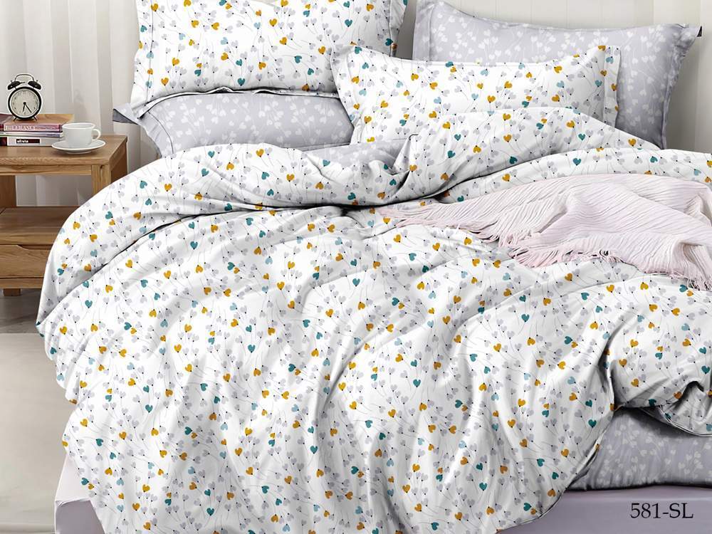 CLEO КПБ Satin Lux набивной дуэт (50*70*2 70*70*2)  41/581-SL
