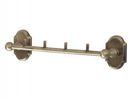 Перекладина Veragio STANFORD VR.STD-7734.BR  с 4-мя крючками  бронза