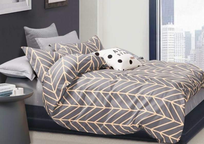 CLEO КПБ Satin de Luxe набивной 2сп ( 50*70*2) 100% хлопок 22/0099-SK 