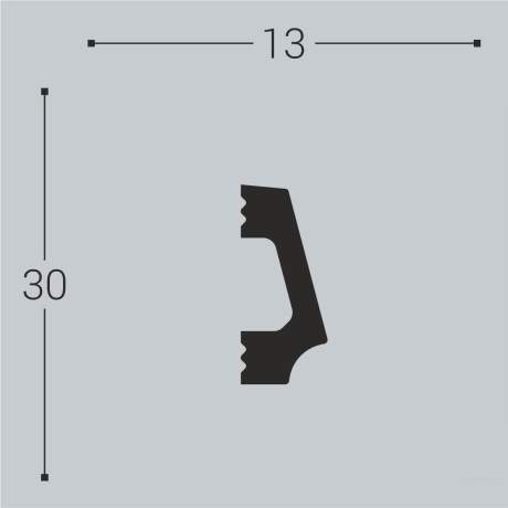 Молдинг XPS BD М 16 (30*13)/40