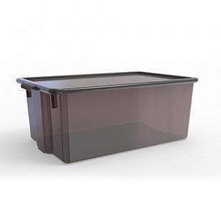 Контейнер д/хранения  с защел. 50л  Porter  прям.дымч.коричн. ИК 30083000/283723 