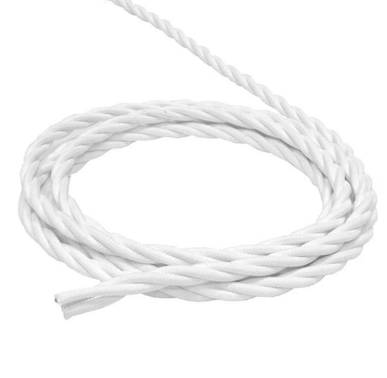 Провод витой ПВХ  GE70151-01 3х1,5мм белый  Greenel