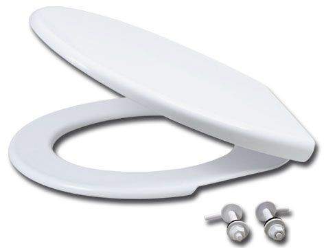 Сиденье д/унитаза Виктория  белое (Москва) 20980511/009899