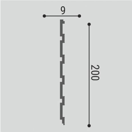Панель стеновая XPS BD 03/2 м