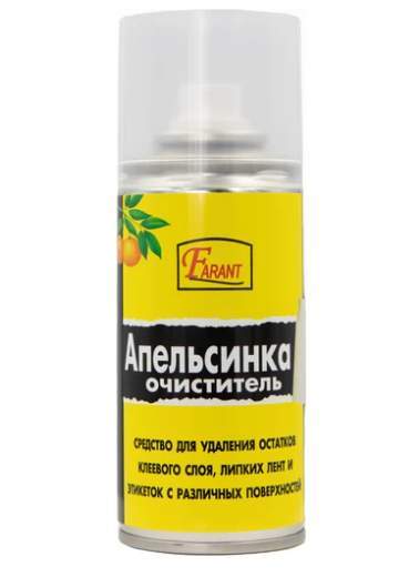 Очиститель Farant клеевого слоя,скотча,этикеток "Апельсинка"210мл/150гр