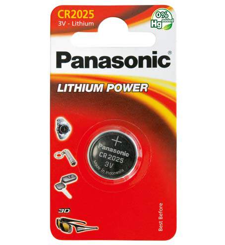 Батарейка Panasonic  CR2025/B1  Power CeIIs  5880