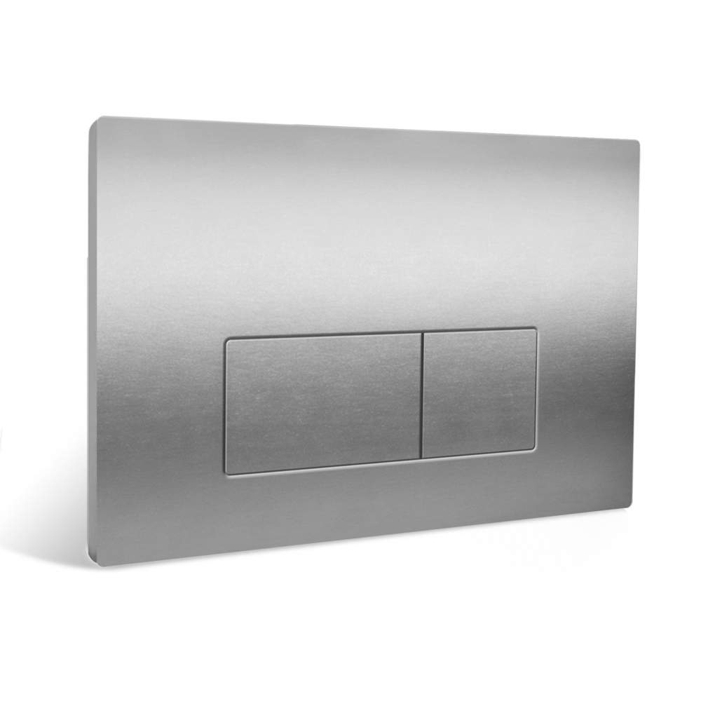 Кнопка REDO квадратная д/инсталяции , пластик хром RD-8103 SILVER