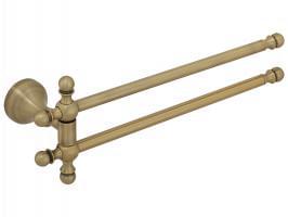 Полотенцедержатель Veragio GIALETTA VR.GIL-6424.BR  30см  2-ой поворотный бронза