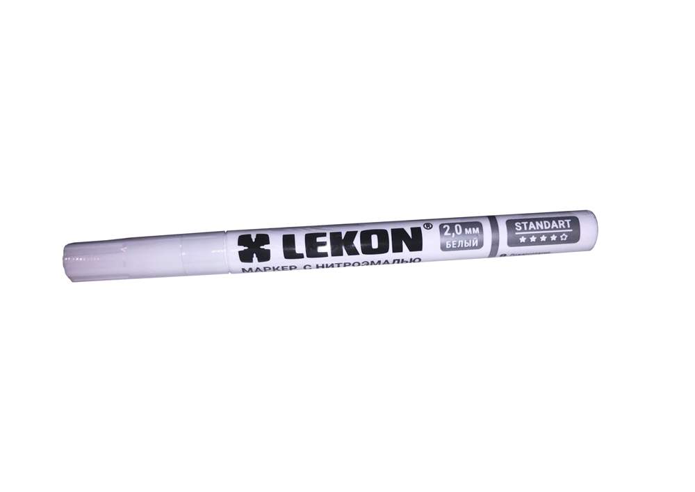 Маркер LEKON Standart с нитроэмалью черный 2мм 011802