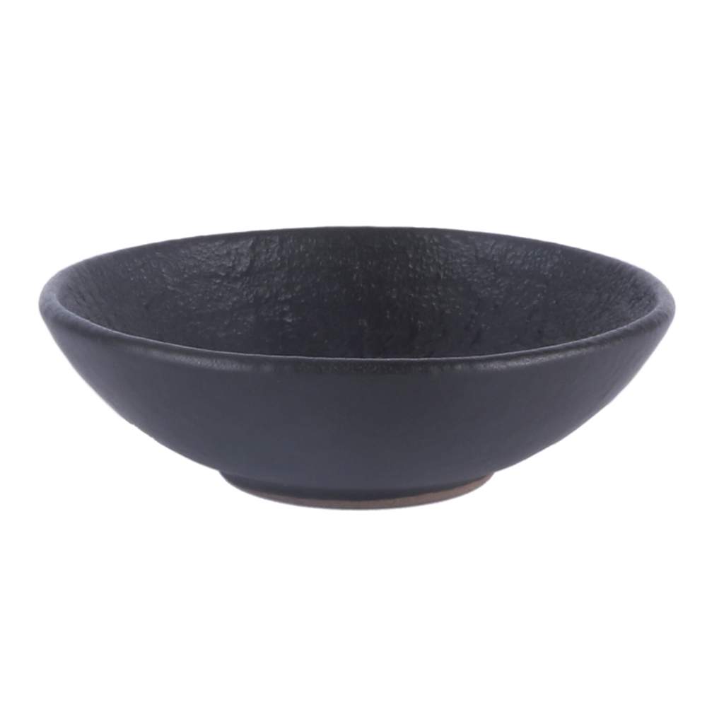 P.L. Proff Cuisine Black Raw Wood Соусник 81229883 круглый 25мл d-8см h-2.5см (12)