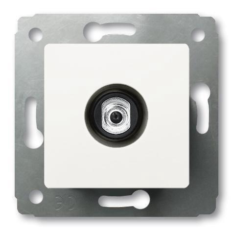 Розетка CARIVA 1-м. TV проход.бел. Leg773680/69694