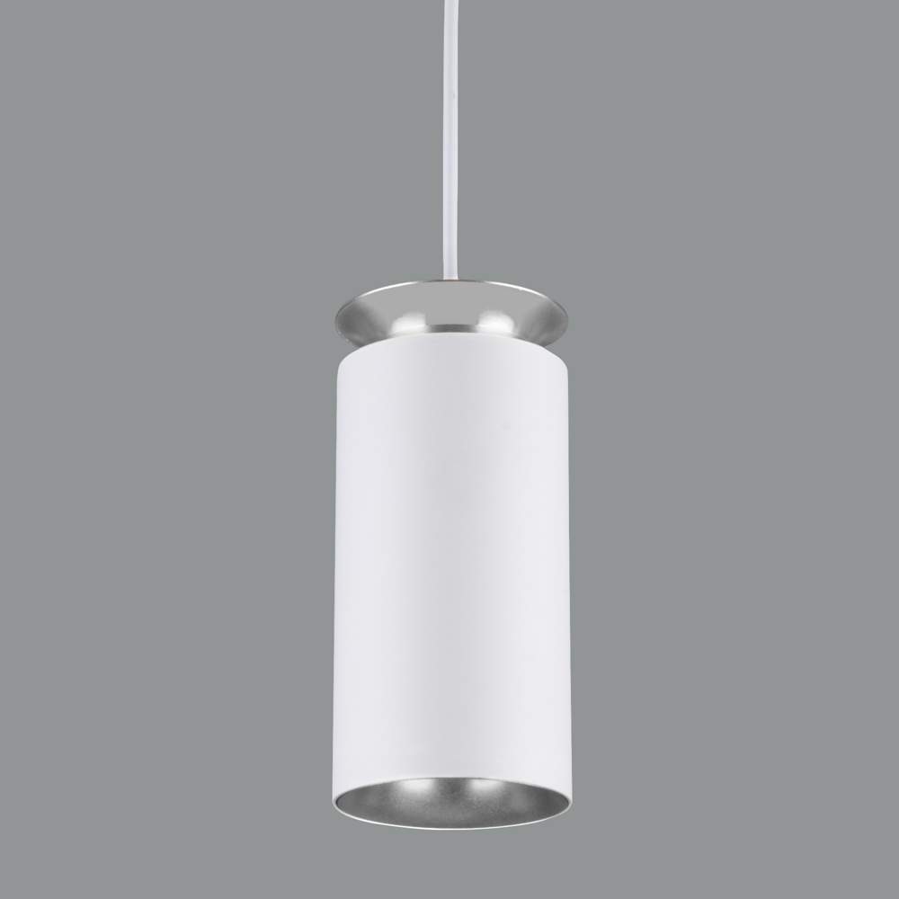 DLS021 Св-к светод стацион. 9W+4W 4200K  белый мат./серебро