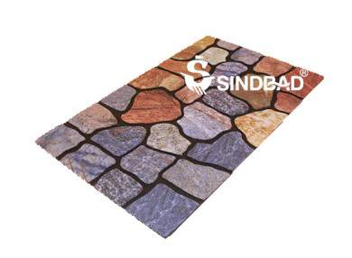 Коврик резиновый  45см*75см*7мм  флокир.  8806-06 