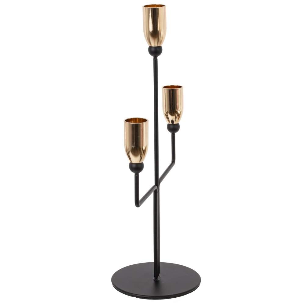 REMECO COLLECTION Подсвечник 814982 для 3-х свечей L19,5 W10 H31см