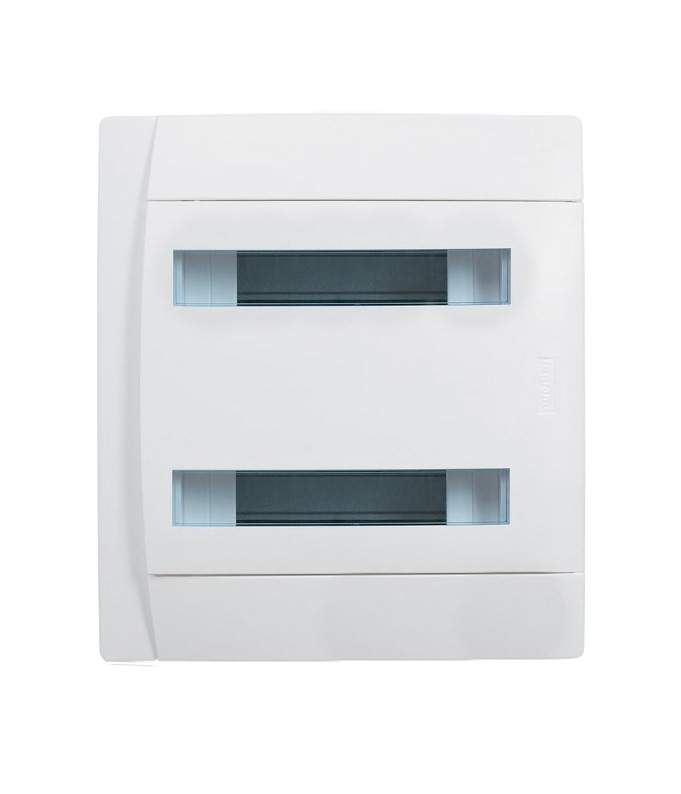 Бокс СП 2х12мод. Practibox с шинами N и PE IP40 бел/бел. двер. Leg 601118