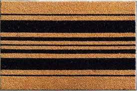 Коврик кокосовый  45х75  "Fashion stipes" корич. Blabar/10