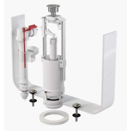 Комплект выпускной  SA2000S 1/2" CHROM стоп кн. ниж.пл.подв