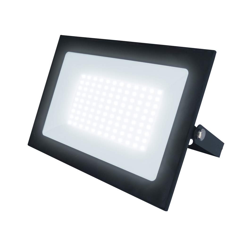 Прожектор Uniel  ULF-F21-100W/4000K IP65 200-250В BLACK белый/свет UL-00007962
