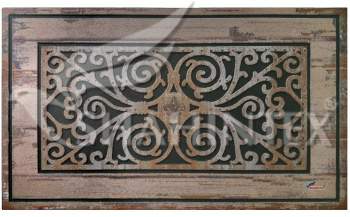 Коврик резиновый SHAHINTEX  флокир. 45*75  SH F024