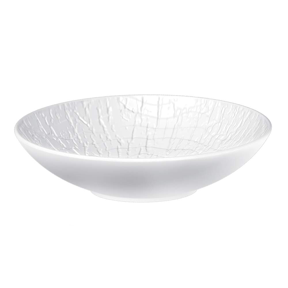 P.L. Proff Cuisine White Raw Wood Салатник 81229856 1000мл d-24см h-5,7cм (16/4)