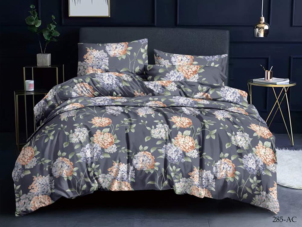 CLEO КПБ полисатин Art Color 1,5сп ( 70*70*2) 20% хлопок/40% вискоза/40% ПЭ 15/285-AC 