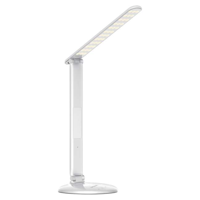 NL55 белый , настольный светод.светильник 3 уровня яркости  9Вт