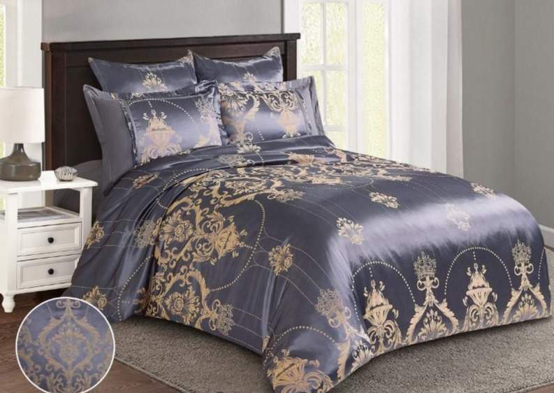 CLEO КПБ Satin Jacquard евро (50*70*2 70*70*2) 65% хлопок/20% ПЭ/15% вискоза 31/202-SG