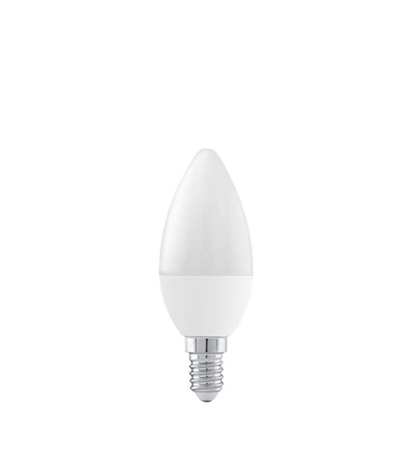 Лампа свтодиод.  С37-102 8W 6000K E14 свеча тм iSvet  С37-102-1-6-1