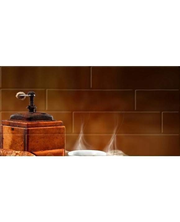 Брик  Кофе 2 панно  кремовый  300х600