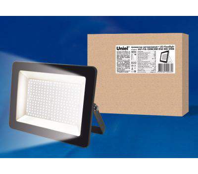 Прожектор Uniel  ULF-F18-150W/DW IP65 200-240В BLACK дневн/свет  UL-00003316