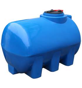 Емкость H GOR  2000 blue со смещенной крышкой
