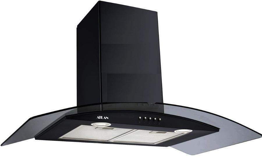 Кухонный воздухоочиститель ATLAN 3388  60см  black  650м3/ч