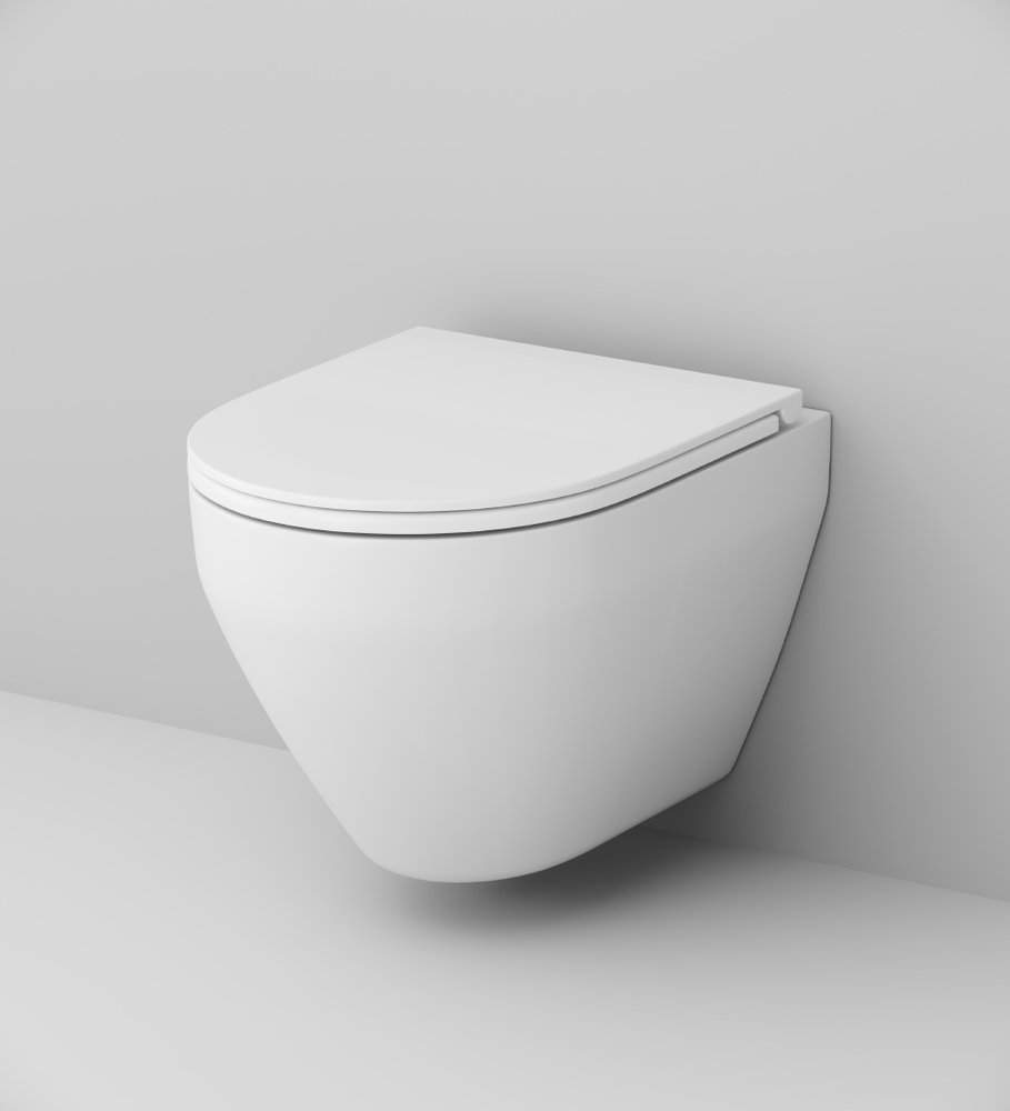Унитаз подвесной Spirit V2.0 FlashClean  С701700SC с сиденьем