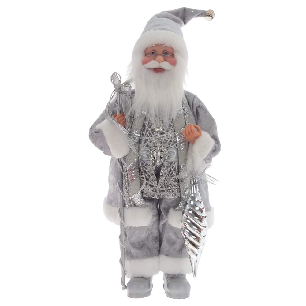 REMECO COLLECTION Дед Мороз 807197 серебро 22х11х45/62см