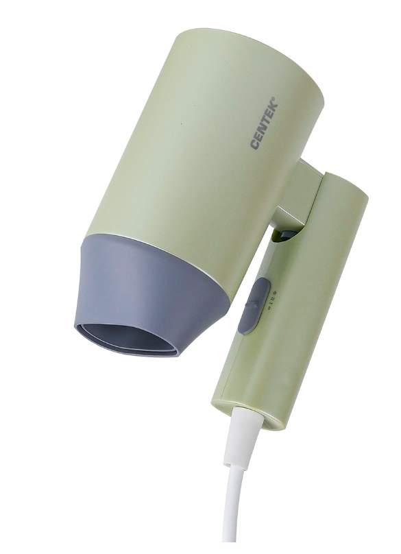 Фен  Centek CT-2203 зеленый 1600Вт  3 скорости, 2 режима, турмалиновая ионизация