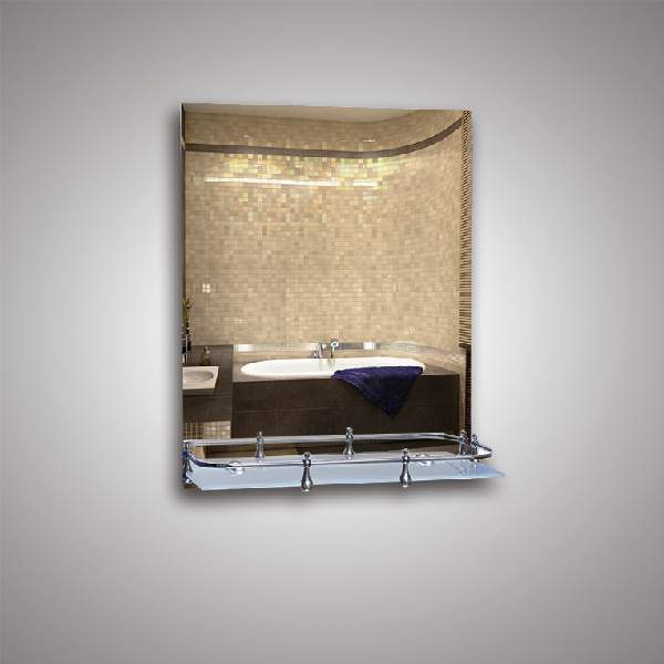 Зеркало  50х40см  46112в  + полка 40см пласт.борт