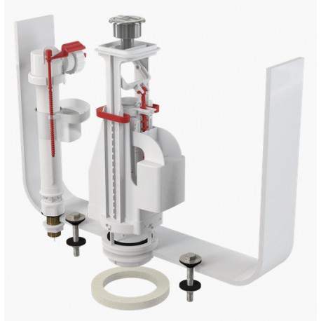 Комплект выпускной  SA08ASK 3/8'' CHROM с дв.кнопкой,вып.механ. А18 1/2