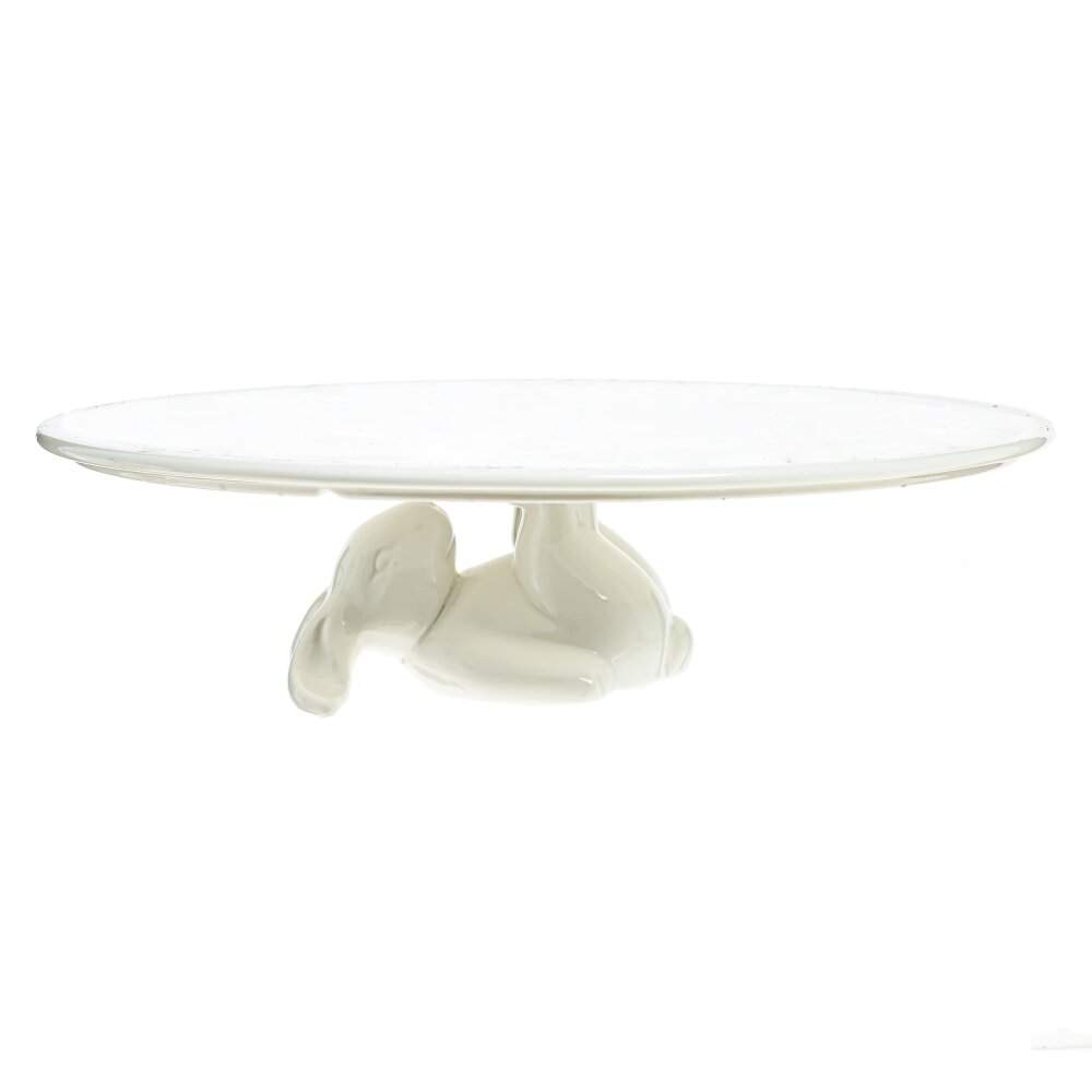REMECO COLLECTION Блюдо 795677 Заяц L31 W31 H8см фарфор