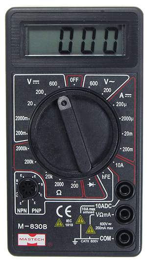 Мультиметр Proconnect М830В (DT830В) 13-3011 портативный