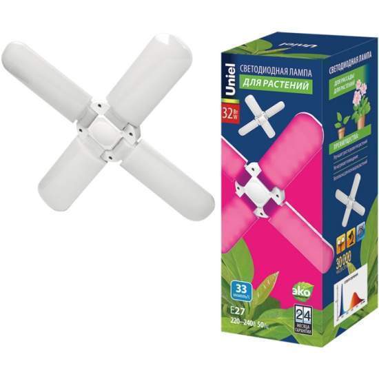 Лампа Uniel LED-P65-32W/SPSB/E27/FR/P4  PLP32WH   UL-00007408