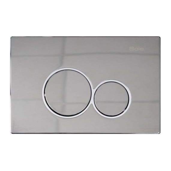 Клавиша Sole S0222 chrome ABS к инсталяции Sole д/подвесного унит.