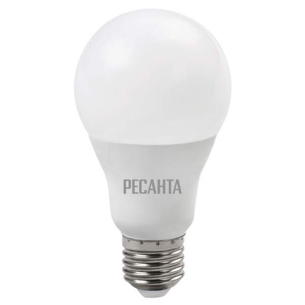 Лампа светодиод.LL-R-A65-15W-230-4K-E27 груша,15Вт,нейтр..Е27 Ресанта