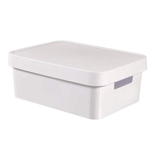 Коробка  INFINITY с крышкой 11L  4752 белый
