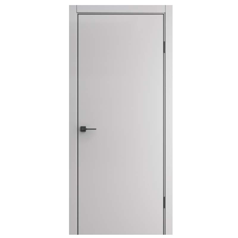 Дверь межкомнатная "Porta-50" 4АВ ПП ДГ Nardo Grey 800*2000мм (кромка алюм. черный)