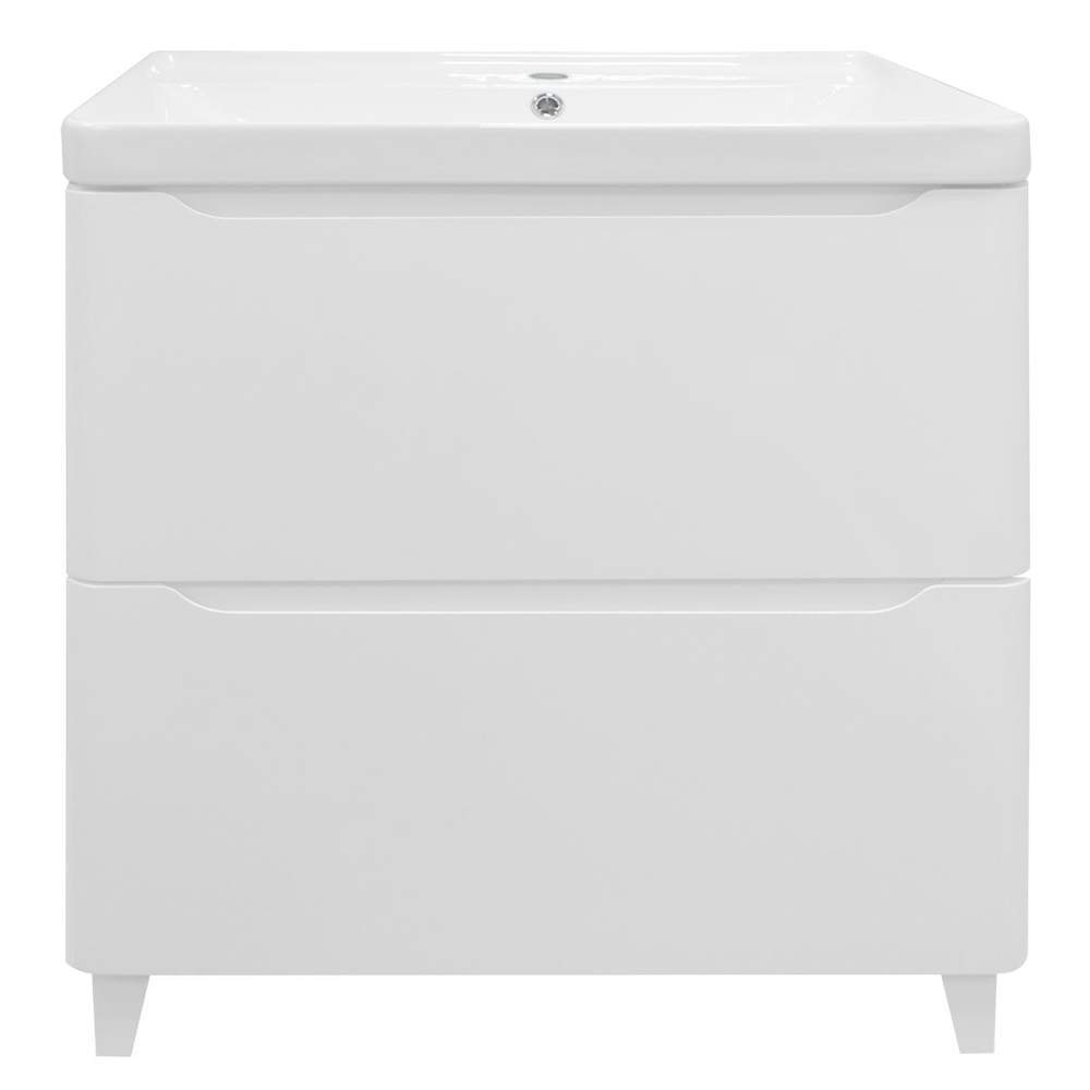 Тумба LOTOS 70/2 Н (690х458х829) напольная с раковиной Monte 70