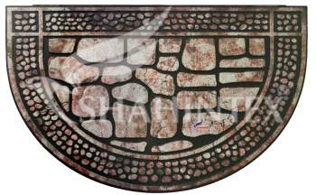 Коврик резиновый SHAHINTEX  флокир. 45*75  SH F028